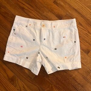 Lilly Pulitzer White Bermuda Shorts